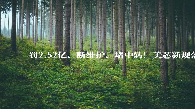 罚2.52亿、断维护、堵中转！美芯新规落地：***将中国芯片锁死在28nm_美国_设备_导体