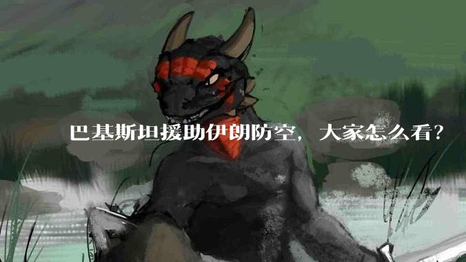 巴基斯坦援助伊朗防空，大家怎么看？