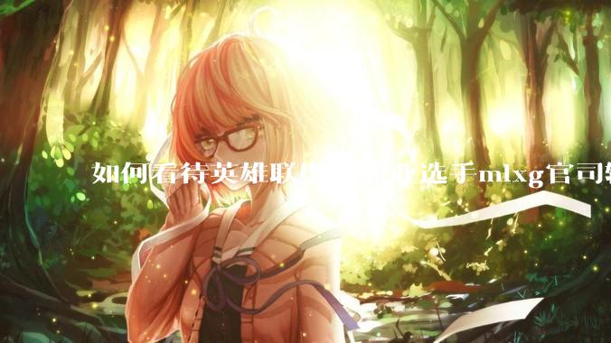 如何看待英雄联盟前职业选手mlxg官司输了，被强制执行2500w？