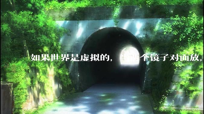 如果世界是虚拟的，当两个镜子对面放，将会无限反射，会不会将 cpu 算力耗光？