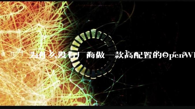 为什么没有厂商做一款高配置的OpenWRT路由器？